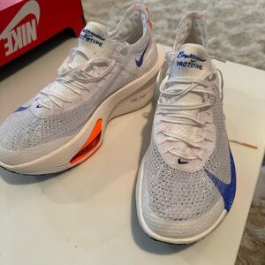 Nike Prototype Sneakers - White with Blue Accents Nike Alphafly 3